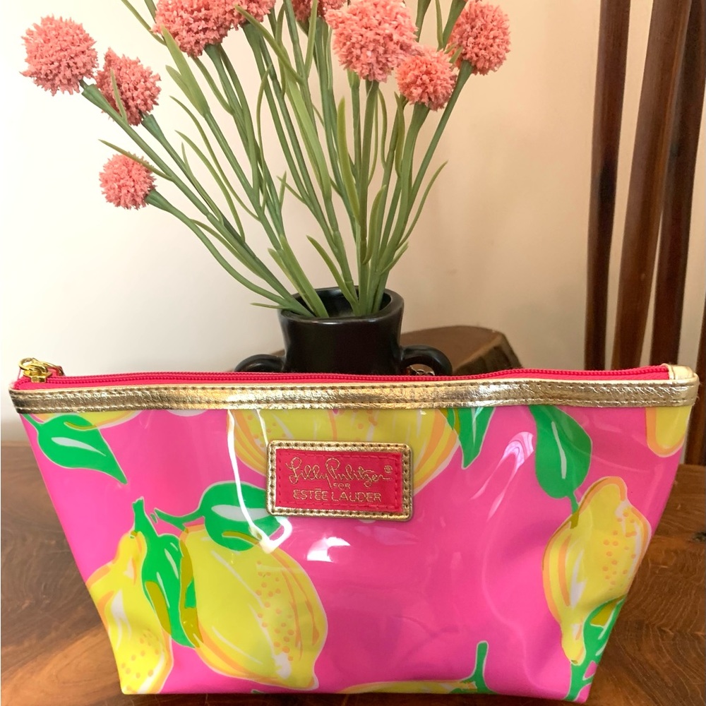 Lilly Pulitzer Pink Lemonade Cosmetic Bag